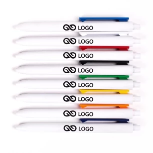 Kuličkové pero Comet White - oranžové