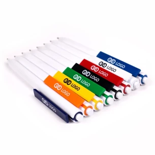 Kuličkové pero Comet White - oranžové