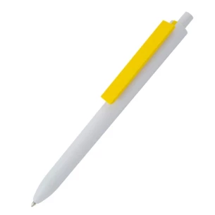 Kuličkové pero Comet White - žluté