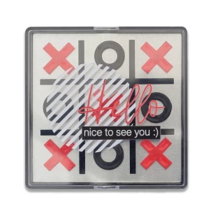 Magnetická hra tic-tac-toe - černá