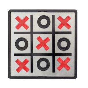 Magnetická hra tic-tac-toe - černá