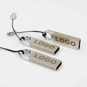 Flash disk Round 32Gb - stříbrný