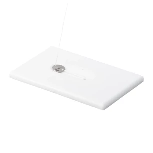 Zrcátko se zubní nití Looky - bílé