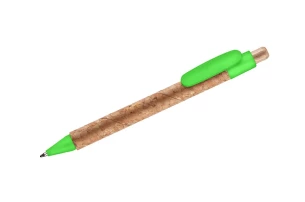 Kuličkové pero KORTE - světle zelené
