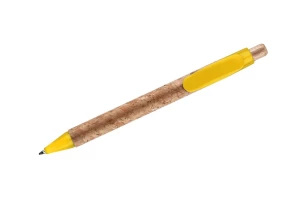 Kuličkové pero KORTE - žluté