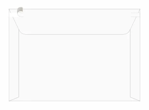 Kartonová kurýrní obálka - bílá