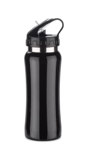 PATRO Ocelový bidon 600 ml - černý