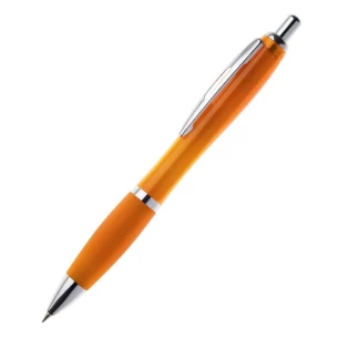 Duhové kuličkové pero - oranžové