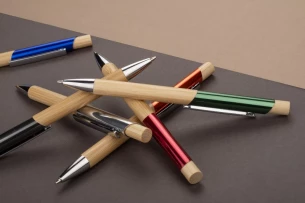 Bambusové kuličkové pero BALIS - modré