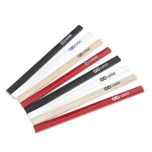 Tesařská tužka s potiskem loga - béžová