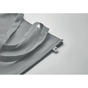 BENTE COLOUR taška z organické bavlny - šedá