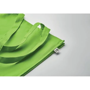 BENTE COLOUR taška z organické bavlny - limetkově zelená