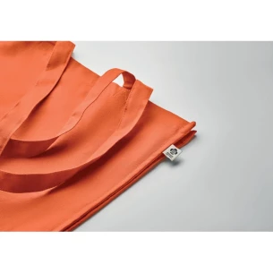 BENTE COLOUR taška z organické bavlny - oranžová