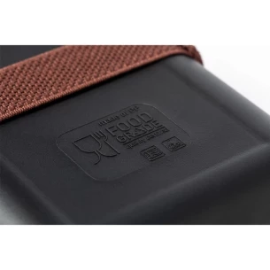 Snídaňový box 1 l, bambusové víko - černý