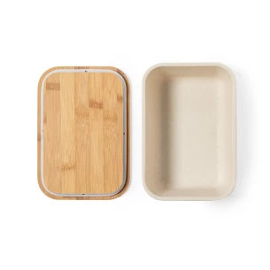 Snídaňový box 1 l, bambusové víko - neutrální