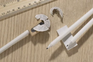 OLOV papírová tužka - Bílá