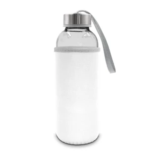 Skleněná láhev Bob, 420 ml – bílá