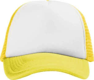 Kšiltovka Trucker - žlutá/bílá