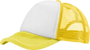 Kšiltovka Trucker - žlutá/bílá