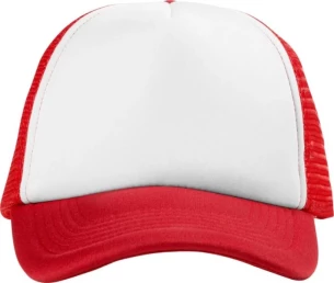 Kšiltovka Trucker - Červená/bílá