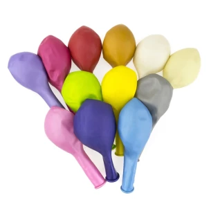 Metalizovaný balonek 30 cm - zlatý