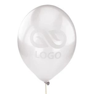 Metalizovaný balón 30 cm - červený