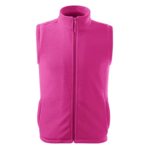 Unisex fleecová vesta - růžová