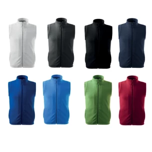Unisex fleecová vesta - růžová
