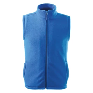 Unisex fleecová vesta - světle modrá