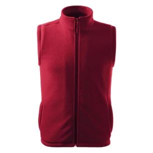 Unisex fleecová vesta - červená
