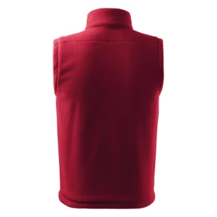 Unisex fleecová vesta - červená