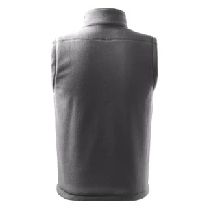 Unisex fleecová vesta - tmavě šedá