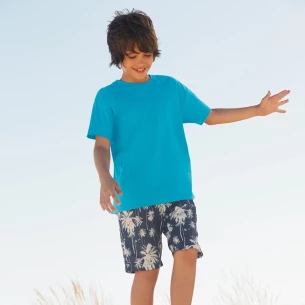 Dětské tričko FOTL ValueWeight - Námořnická modrá Melange