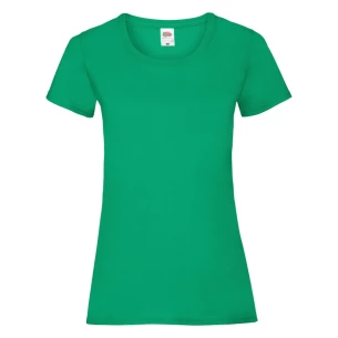 Dámské tričko FOTL Lady-Fit ValueWeight - zelené