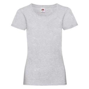 Dámské tričko FOTL Lady-Fit ValueWeight - šedé