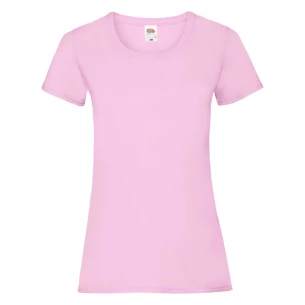 Dámské tričko FOTL Lady-Fit ValueWeight - světle růžové