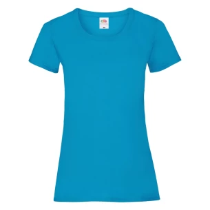 Dámské tričko FOTL Lady-Fit ValueWeight - světle modré