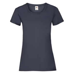 Dámské tričko FOTL Lady-Fit ValueWeight - tmavě námořnická modrá