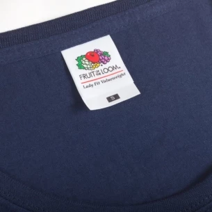 Dámské tričko FOTL Lady-Fit ValueWeight T-Shirt - tmavě šedá melange