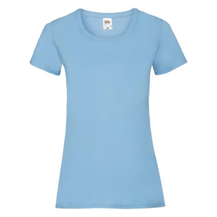 Dámské tričko FOTL Lady-Fit ValueWeight - modré