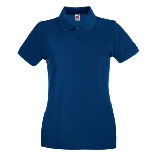 Dámské polo tričko Fruit Of The Loom Premium - světle růžové