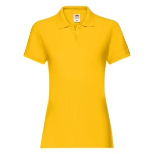 Dámská polokošile Fruit Of The Loom Premium - tmavě žlutá