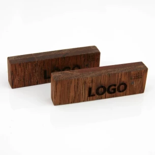 Flash disk Wood 32Gb - béžový